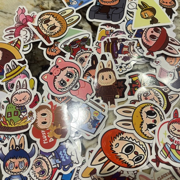 Other - Labubu Colorful Character Stickers 50pcs